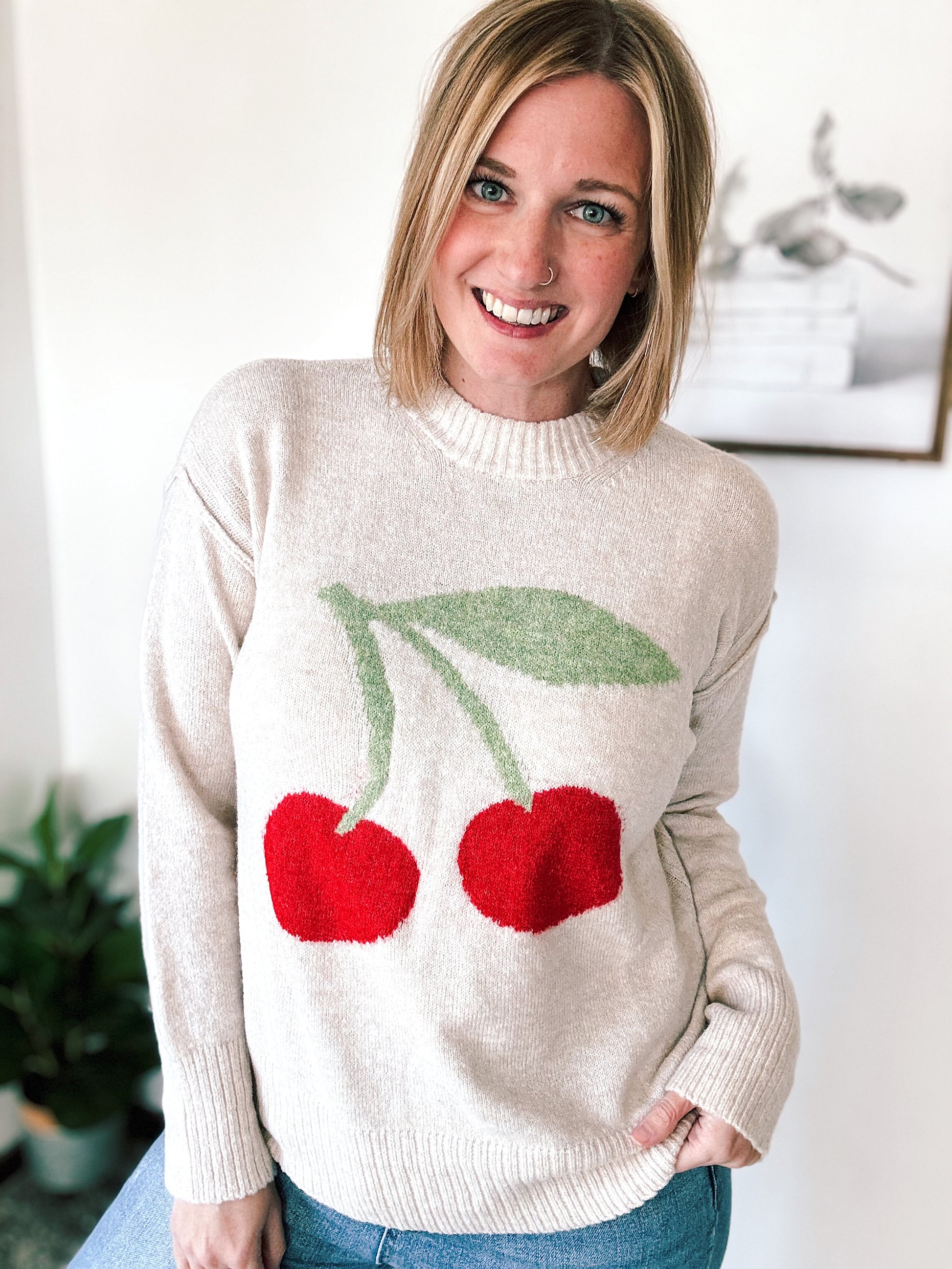 Cherry Cola Sweater