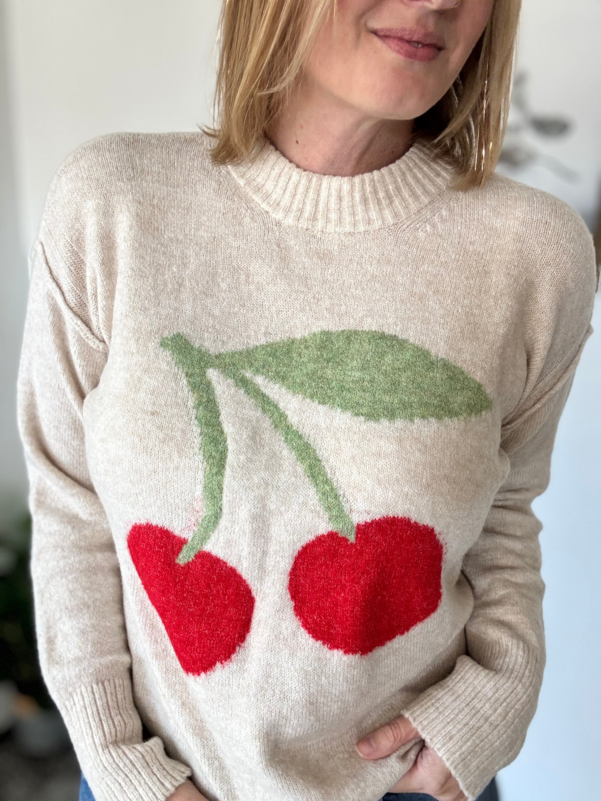 Cherry Cola Sweater