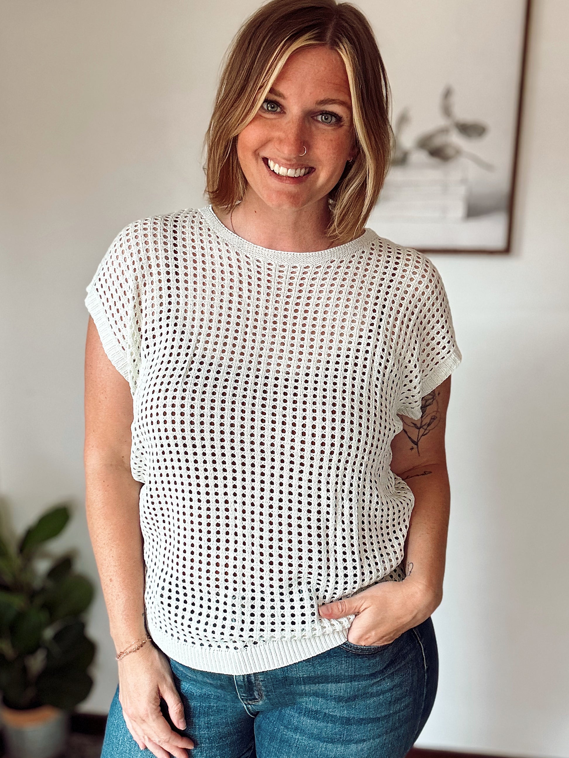 Catching Waves Knit Top