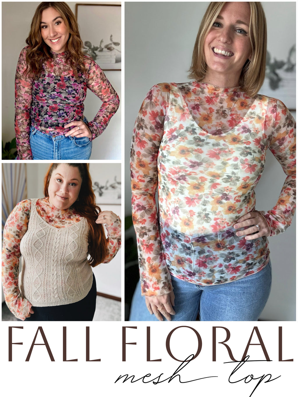Fall Dream Mesh Top