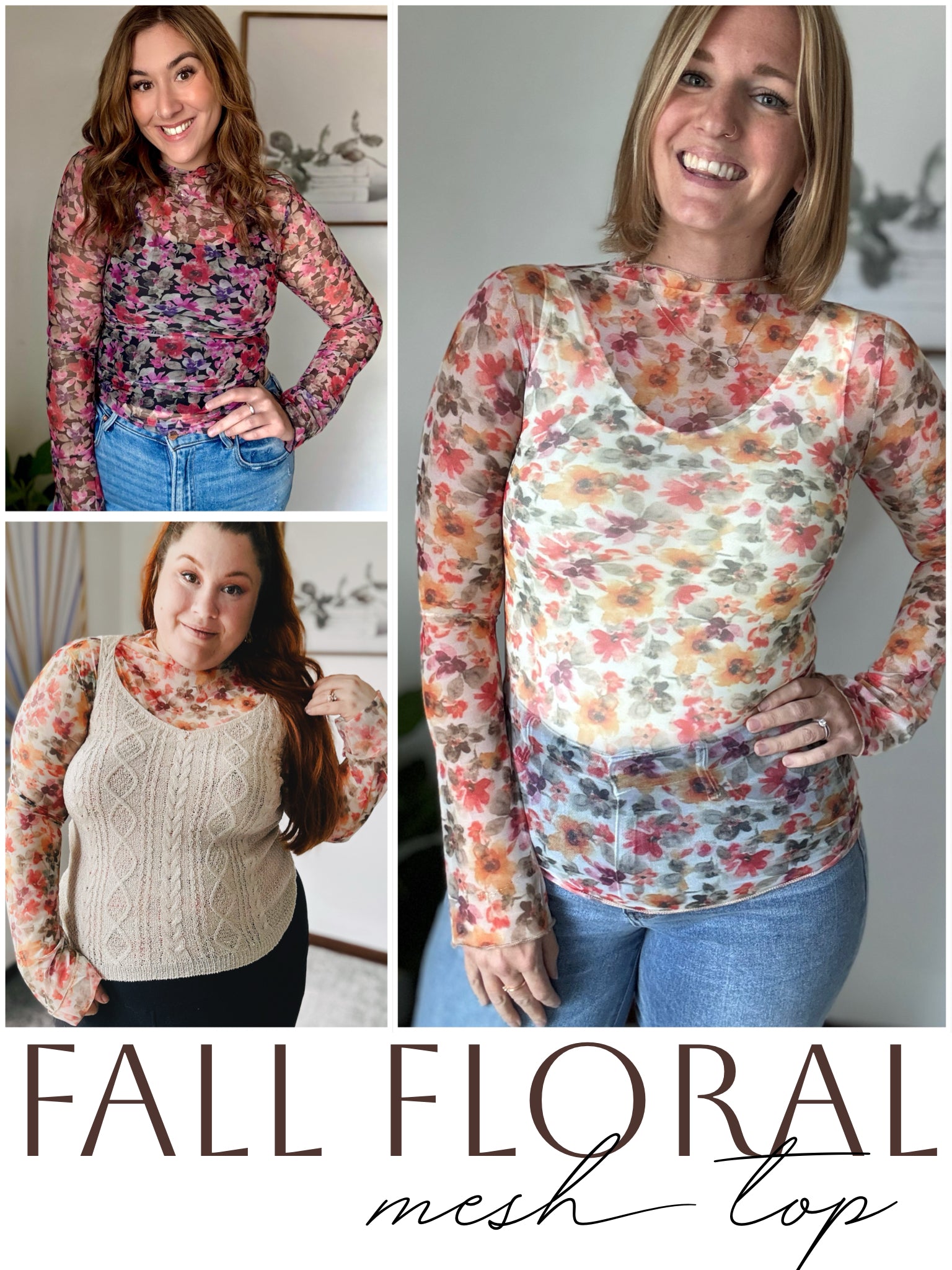 Fall Dream Mesh Top
