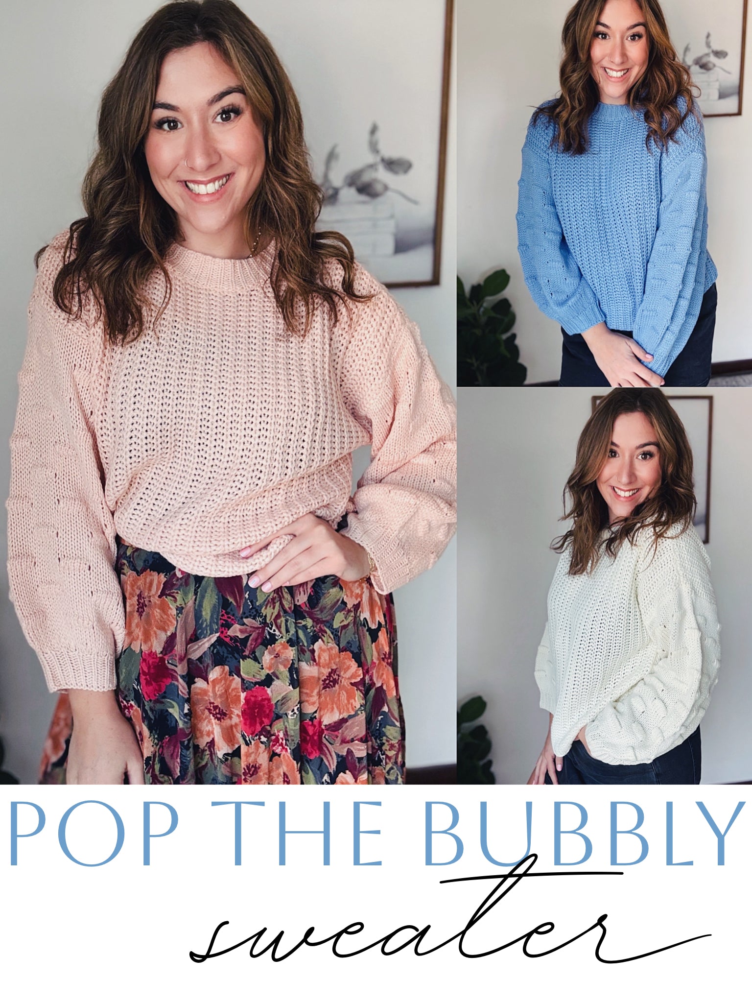 Pop the Bubbly Sweaters