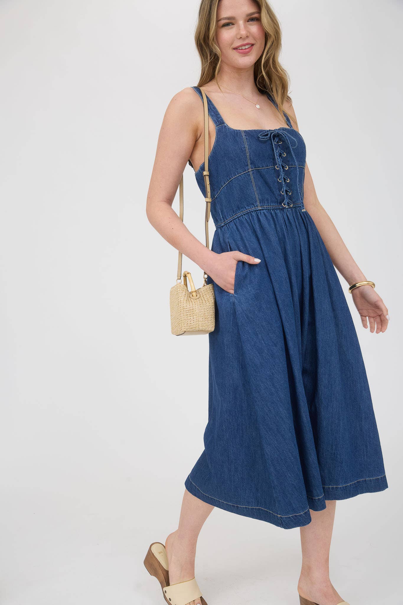 This Ain't Texas Denim Dress