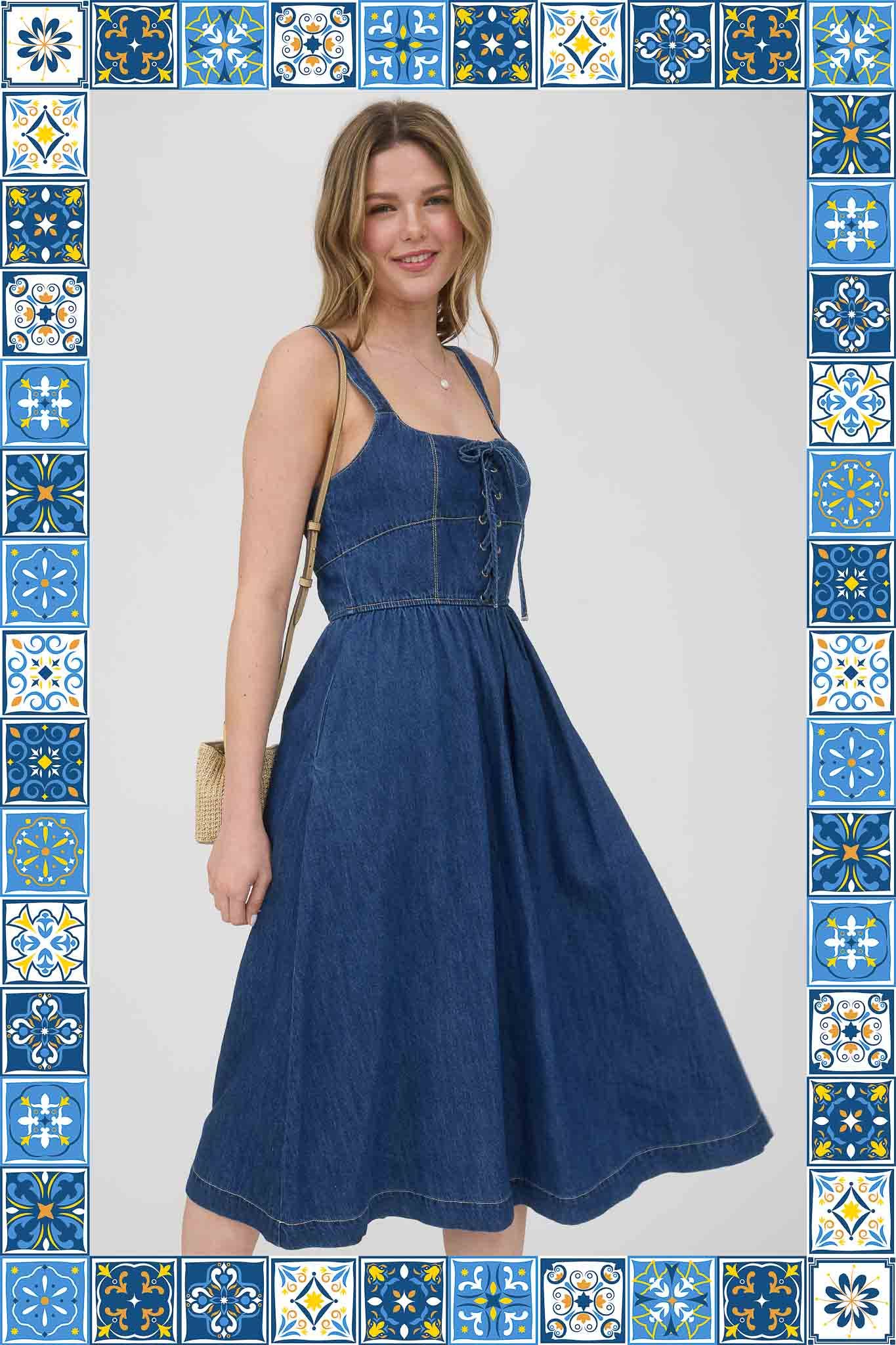 This Ain't Texas Denim Dress
