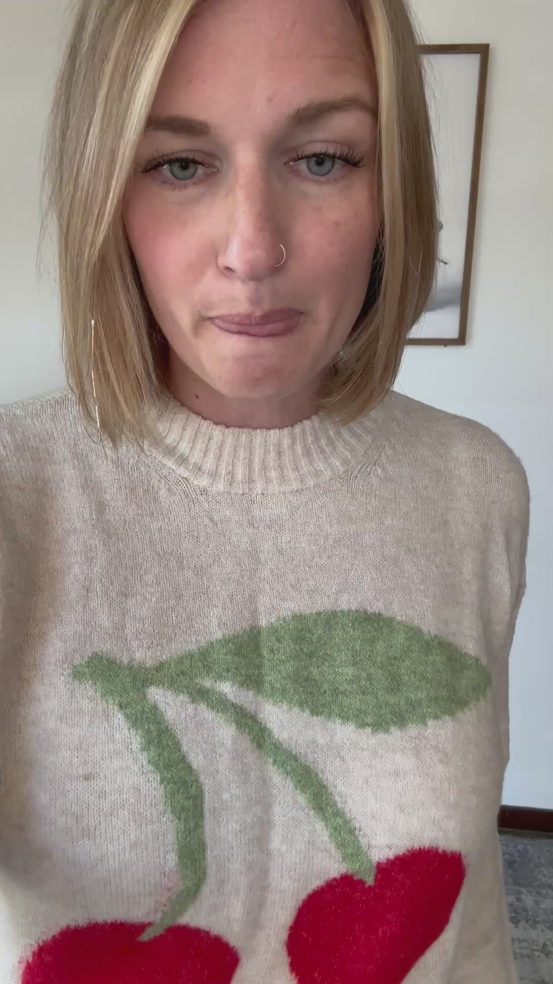 Cherry Cola Sweater