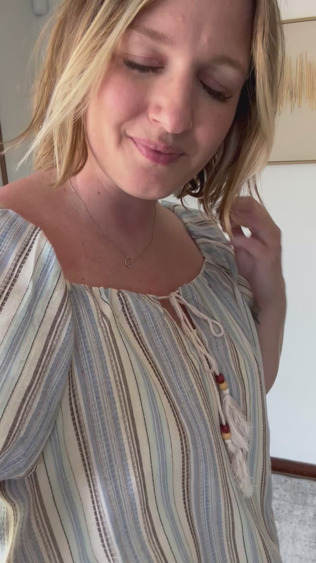 Annabelle Linen Top