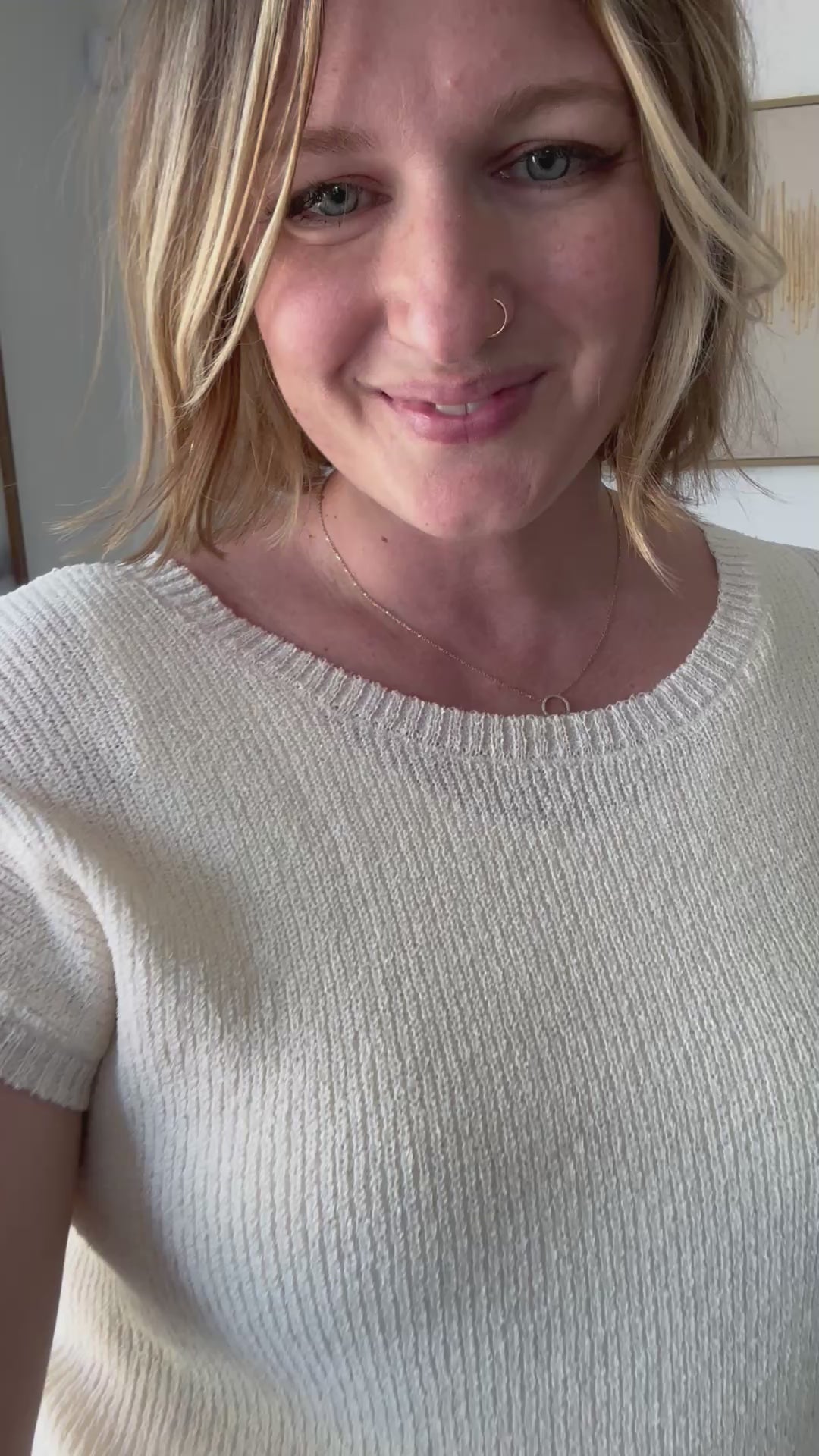 Delicate Bow Top